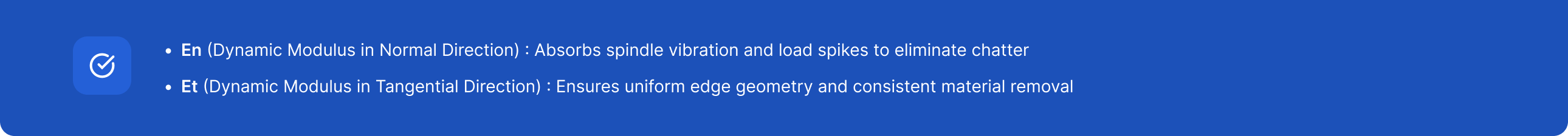 Key benefits of elastic bond dynamic modulus in normal and tangential directions